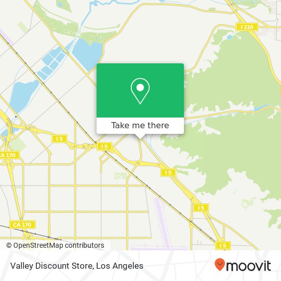 Mapa de Valley Discount Store