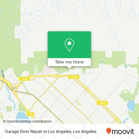 Garage Door Repair in Los Angeles map