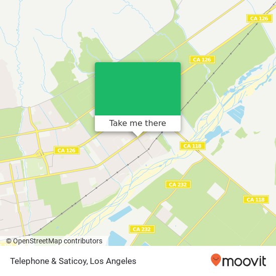 Telephone & Saticoy map