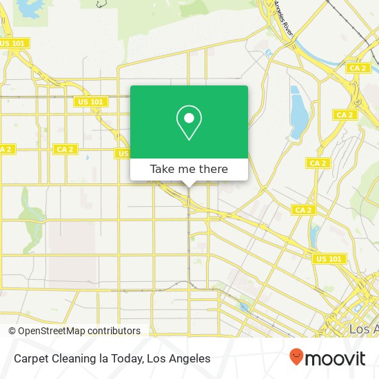 Carpet Cleaning la Today map