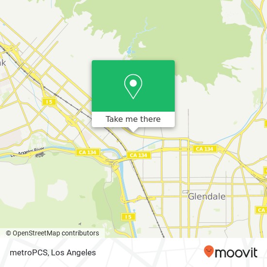 metroPCS map