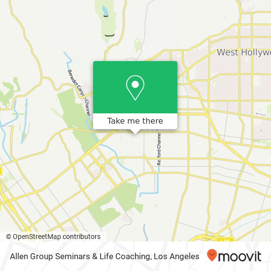 Mapa de Allen Group Seminars & Life Coaching