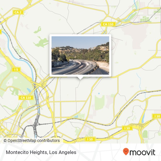 Montecito Heights map