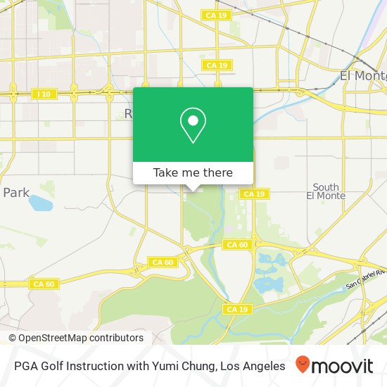 PGA Golf Instruction with Yumi Chung map