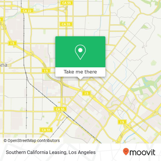 Southern California Leasing map