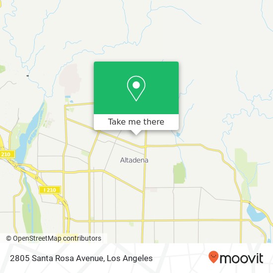 2805 Santa Rosa Avenue map