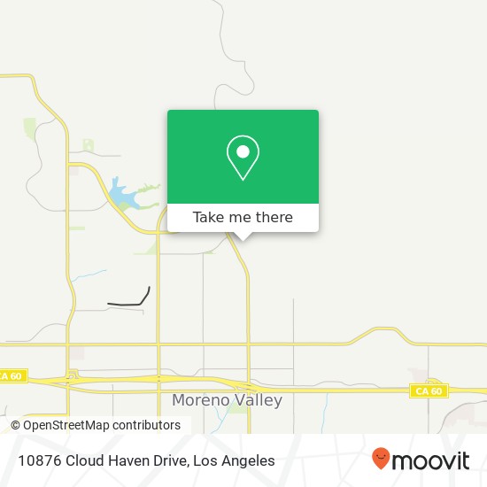 Mapa de 10876 Cloud Haven Drive