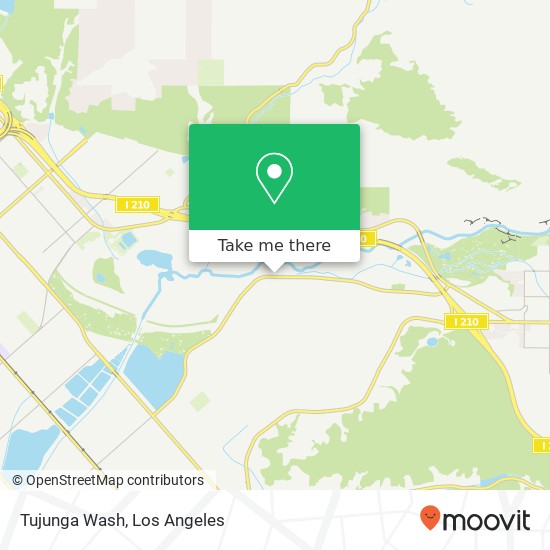 Mapa de Tujunga Wash