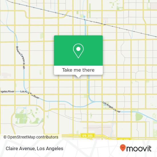 Mapa de Claire Avenue