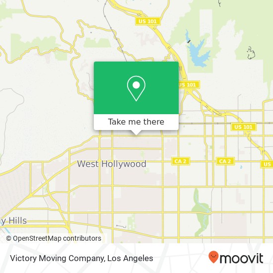 Victory Moving Company map