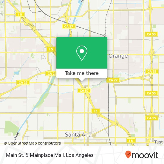 Mapa de Main St. & Mainplace Mall