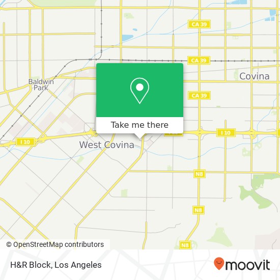 Mapa de H&R Block