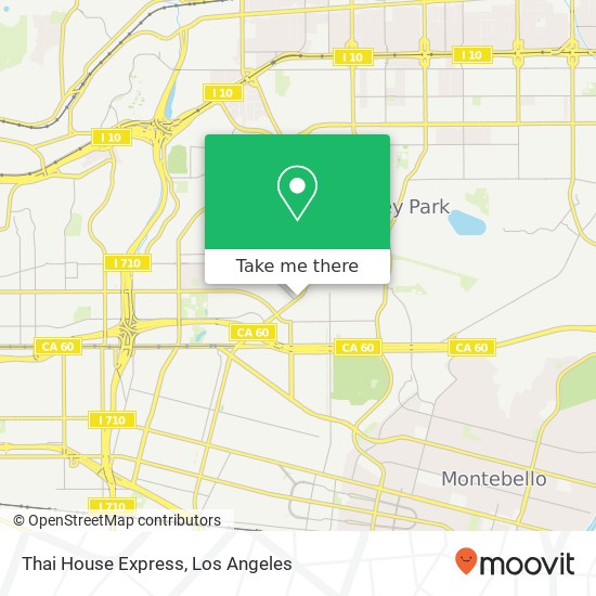 Thai House Express map