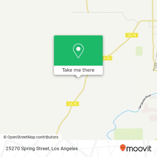 25270 Spring Street map