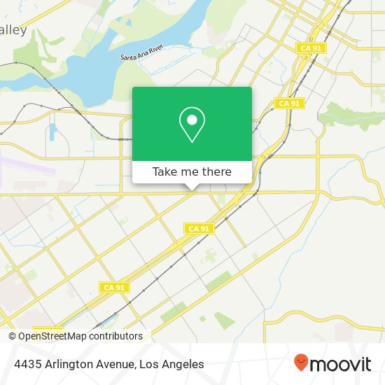 Mapa de 4435 Arlington Avenue