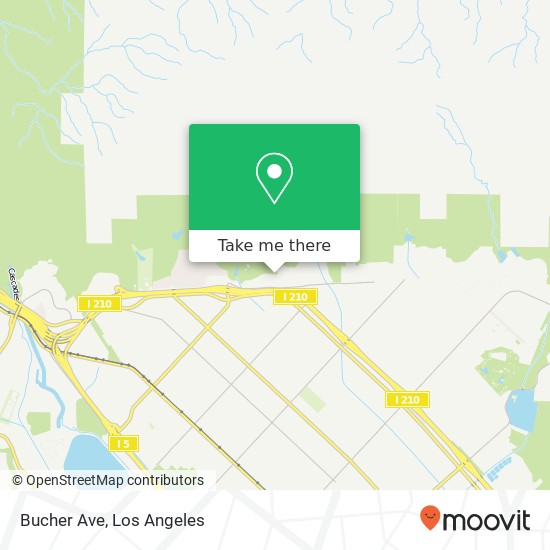 Bucher Ave map