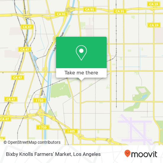 Mapa de Bixby Knolls Farmers' Market