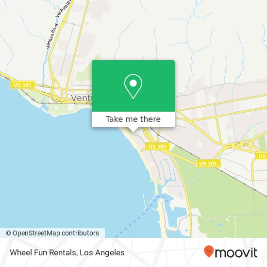 Mapa de Wheel Fun Rentals