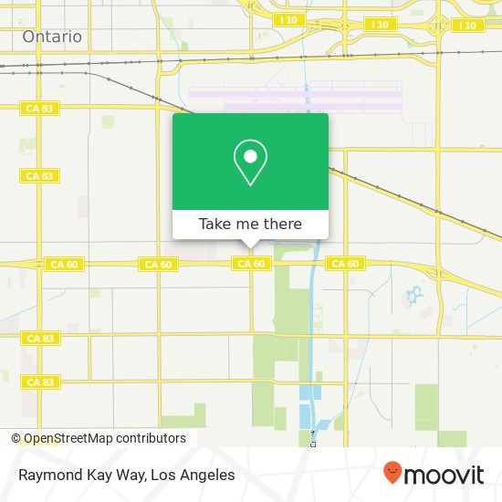 Raymond Kay Way map