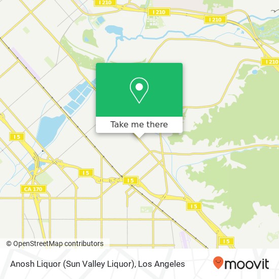 Mapa de Anosh Liquor (Sun Valley Liquor)