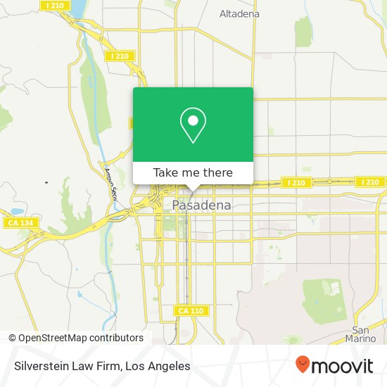 Silverstein Law Firm map