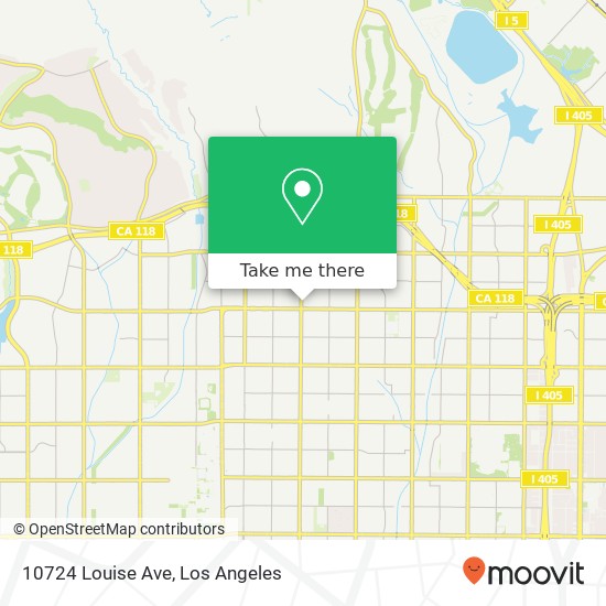 10724 Louise Ave map