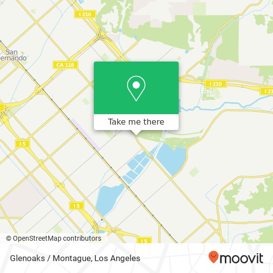 Glenoaks / Montague map