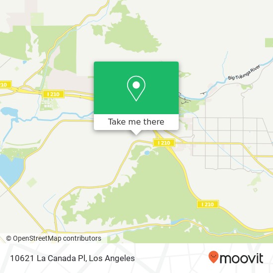 10621 La Canada Pl map