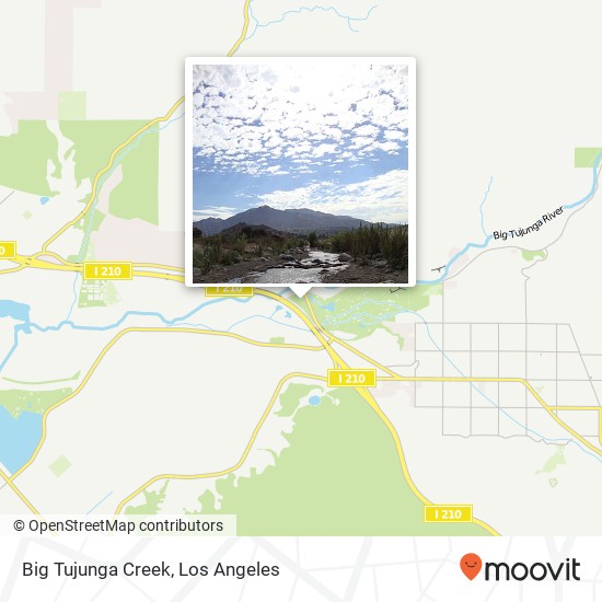 Mapa de Big Tujunga Creek