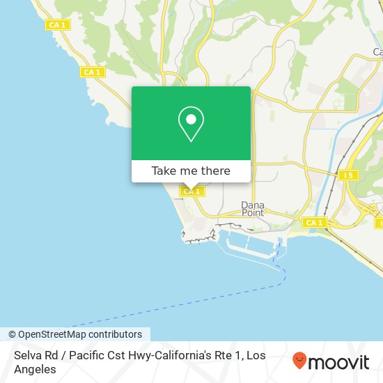 Mapa de Selva Rd / Pacific Cst Hwy-California's Rte 1