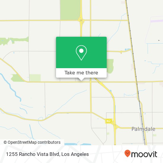 Mapa de 1255 Rancho Vista Blvd