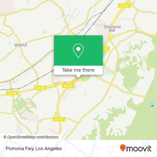 Mapa de Pomona Fwy