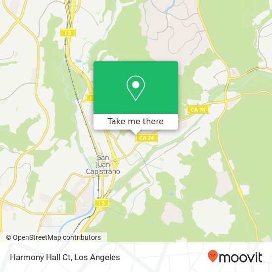 Harmony Hall Ct map