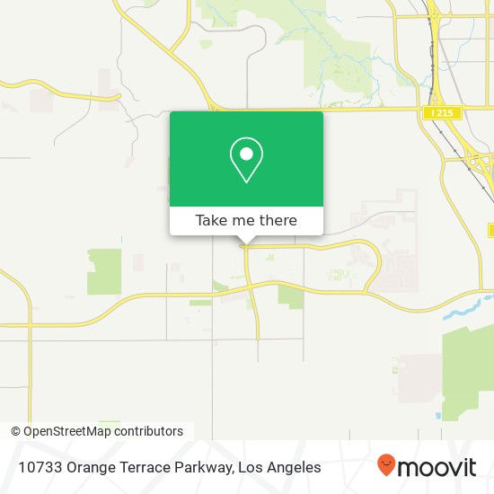 Mapa de 10733 Orange Terrace Parkway