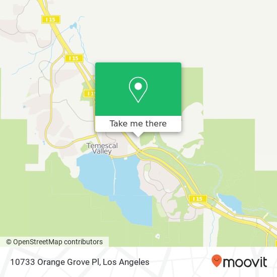 10733 Orange Grove Pl map