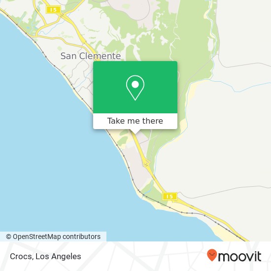 Crocs, 3005 S El Camino Real San Clemente, CA 92672 map