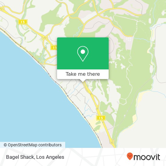 Mapa de Bagel Shack, 777 S El Camino Real San Clemente, CA 92672