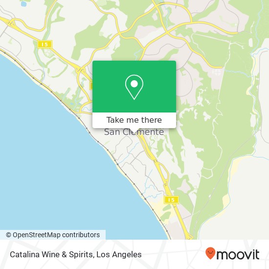 Catalina Wine & Spirits map