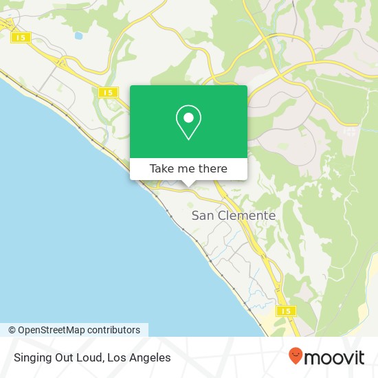 Mapa de Singing Out Loud
