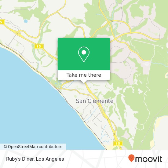 Ruby's Diner, 5 Via Pico Plz San Clemente, CA 92672 map