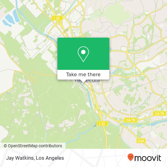 Mapa de Jay Watkins, 42031 Main St Temecula, CA 92590