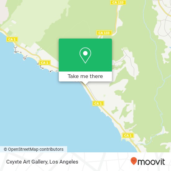 Mapa de Cxyxte Art Gallery, 640 S Coast Hwy Laguna Beach, CA 92651