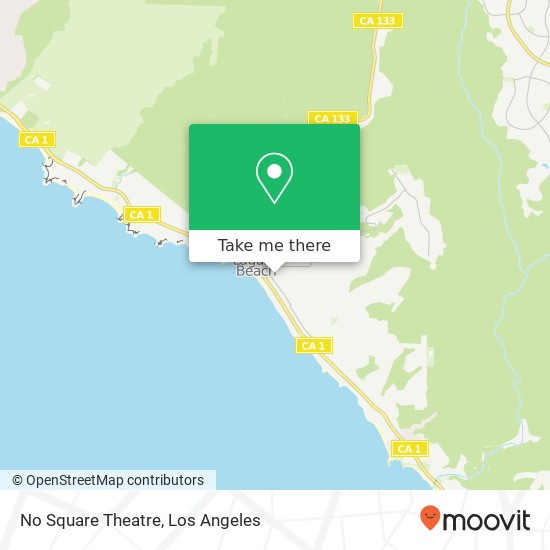 No Square Theatre map