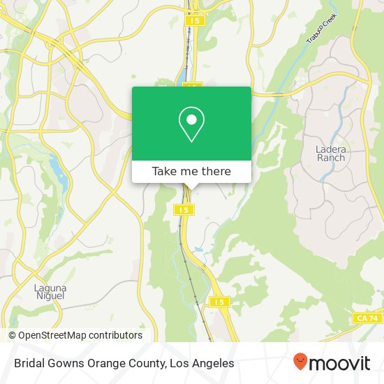 Bridal Gowns Orange County, 28892 Marguerite Pkwy Mission Viejo, CA 92692 map