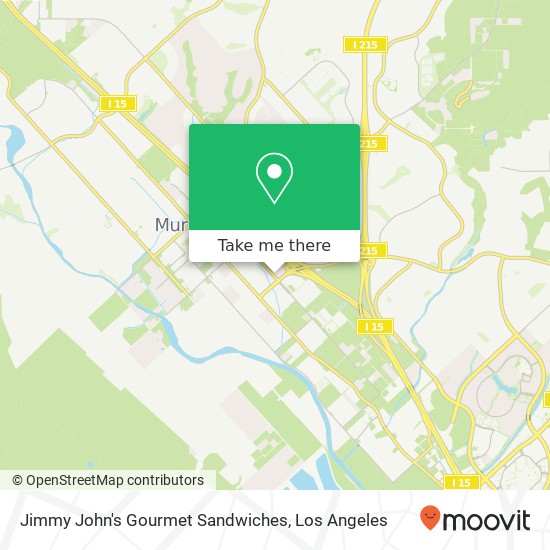 Jimmy John's Gourmet Sandwiches, 25296 Madison Ave Murrieta, CA 92562 map