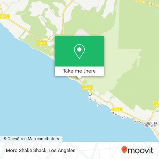 Moro Shake Shack, 8471 N Coast Hwy Laguna Beach, CA 92651 map