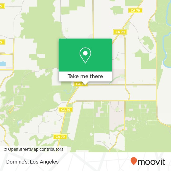 Domino's, Temeku Ct Winchester, CA 92596 map