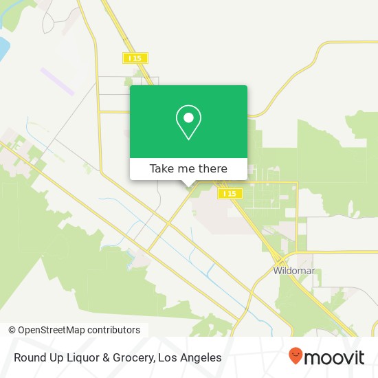 Round Up Liquor & Grocery map