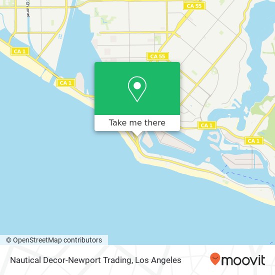 Mapa de Nautical Decor-Newport Trading, 2810 Newport Blvd Newport Beach, CA 92663