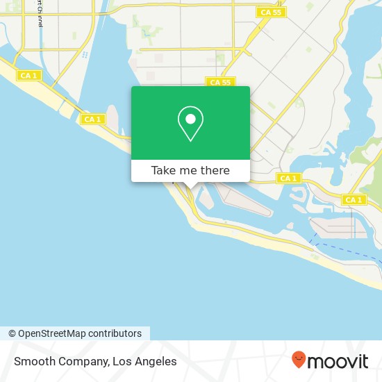 Mapa de Smooth Company, 409 29th St Newport Beach, CA 92663